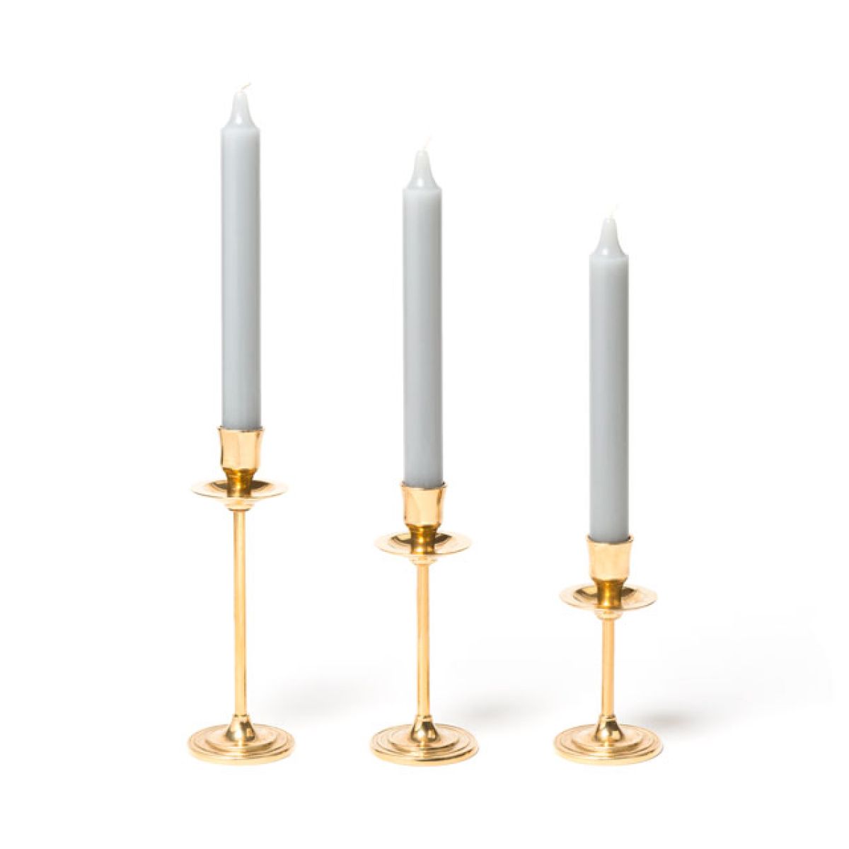 Trio of candleholders