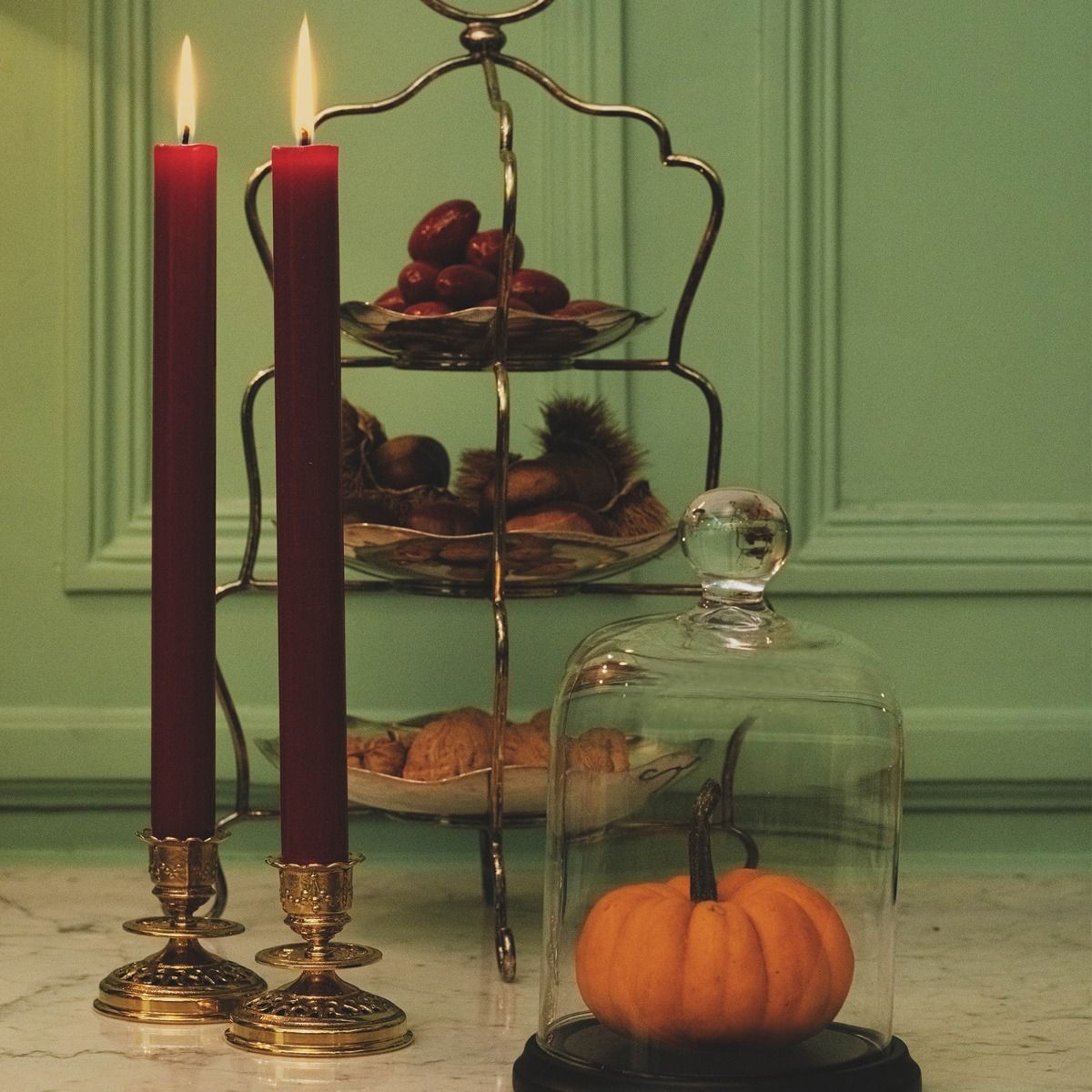 Chiselled candlestick