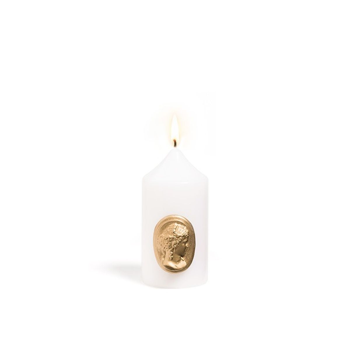 The Small Pillar Candle - White