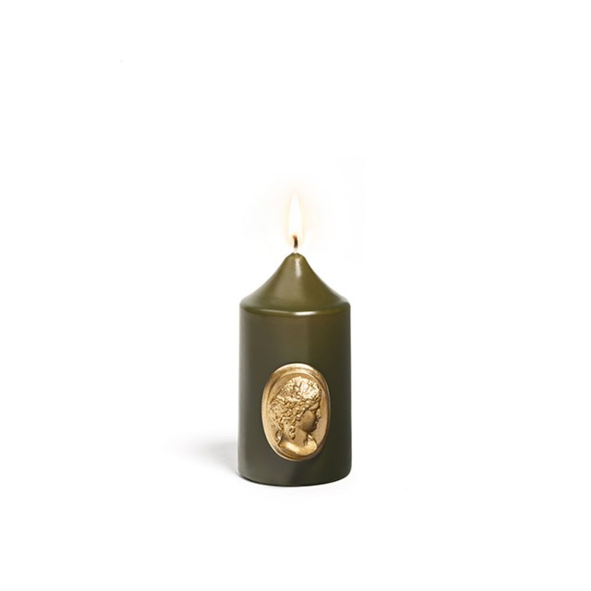 The Small Pillar Candle - Khaki