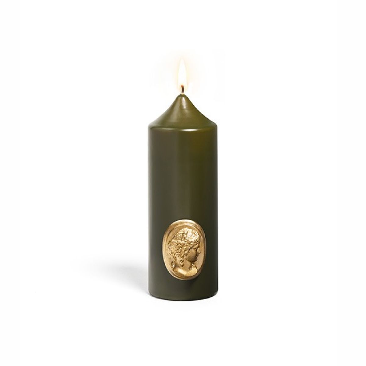 The Classic Pillar Candle - Khaki