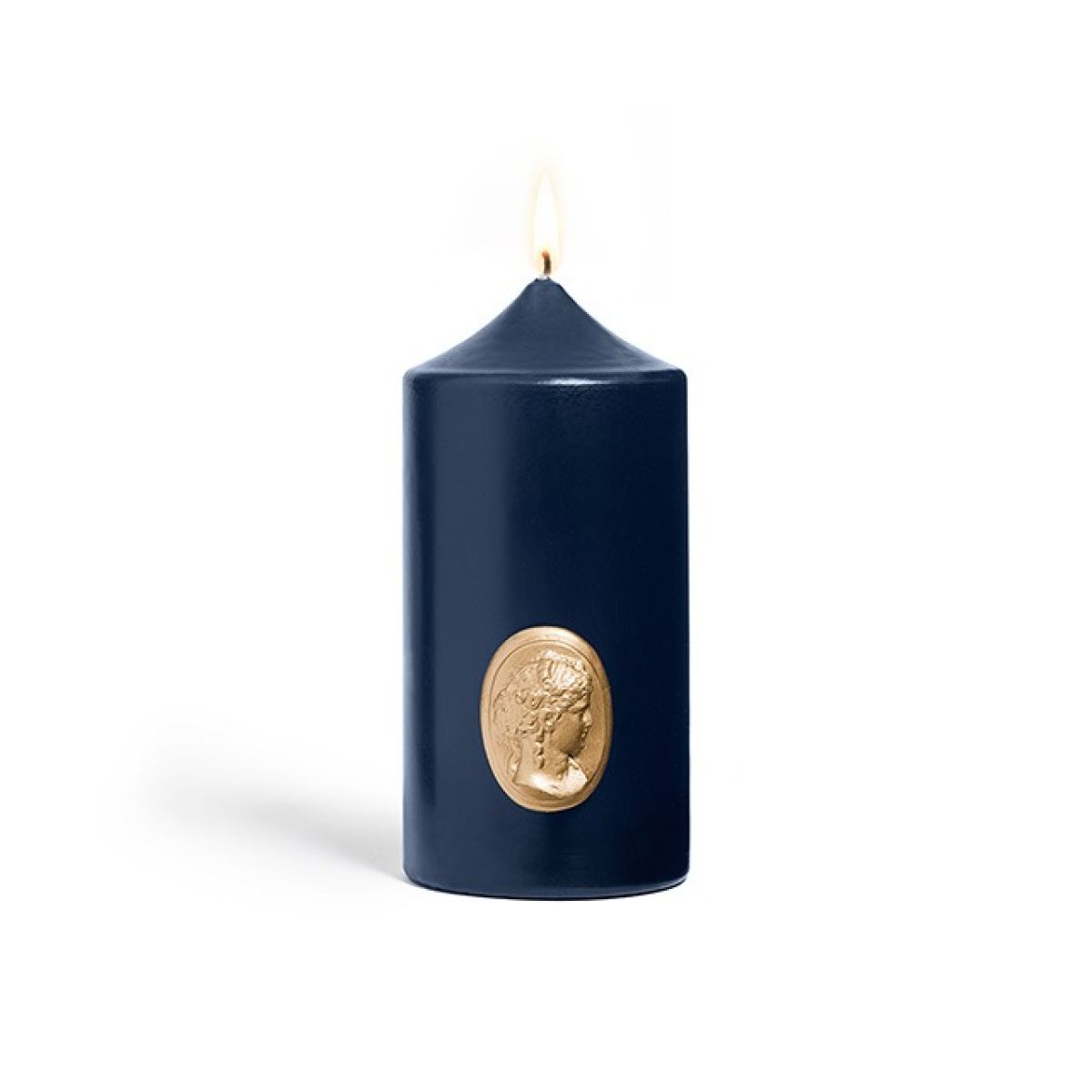 The Great Pillar Candle - Navy Blue