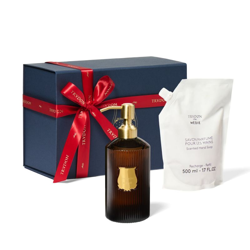 Scented hand soap and refill box