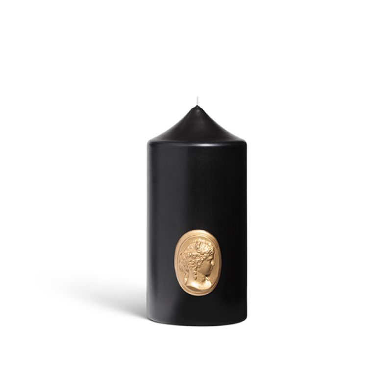 Black Pillar Candle