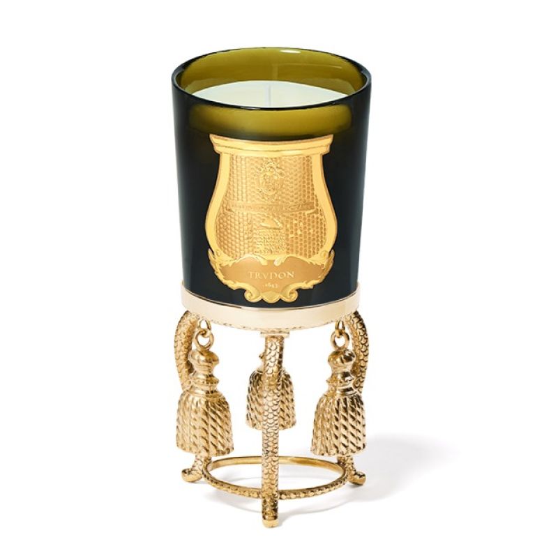 Trudon French tassel pedestal for classic scented Candle by Serdar Gülgün