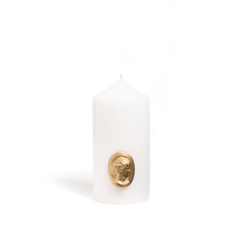White Pillar Candle