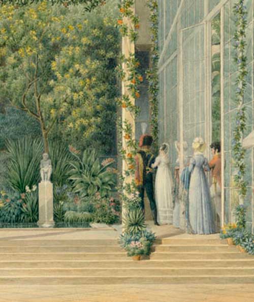 La Malmaison : le jardin de Joséphine. 