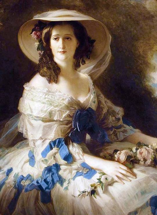 France Empress Eugenie Portrait Old CDV